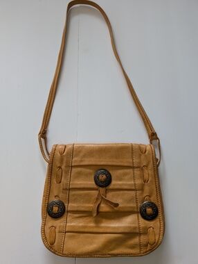 Vintage Deerskin Shoulder Bag Authentic Indian Leather Medicine Pouch 1970